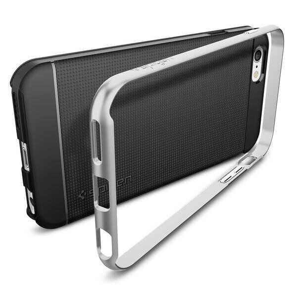 Spigen iPhone 6s/6 ile Uyumlu Kılıf Neo Hybrid Satin Silver