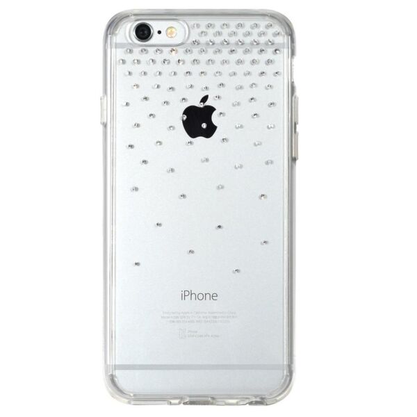 Ringke Noble Fusion iPhone 6s Plus/ 6 Plus ile Uyumlu Taşlı Kılıf Extra Darbe Emici Snow Clear