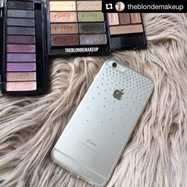 Ringke Noble Fusion iPhone 6s Plus/ 6 Plus ile Uyumlu Taşlı Kılıf Extra Darbe Emici Snow Clear