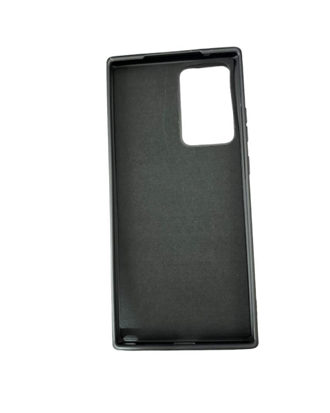 Galaxy Note 20 Ultra ile Uyumlu Cappy Silikon Kılıf Siyah