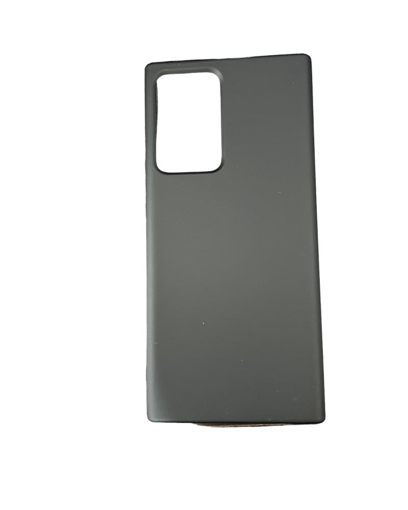 Galaxy Note 20 Ultra ile Uyumlu Cappy Silikon Kılıf Siyah