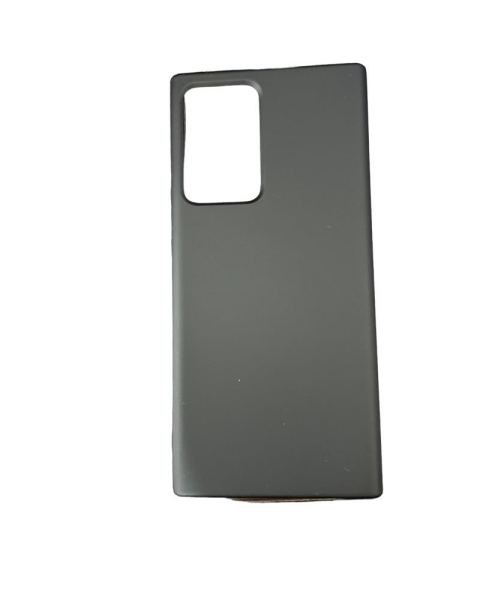 Galaxy Note 20 Ultra ile Uyumlu Cappy Silikon Kılıf Siyah