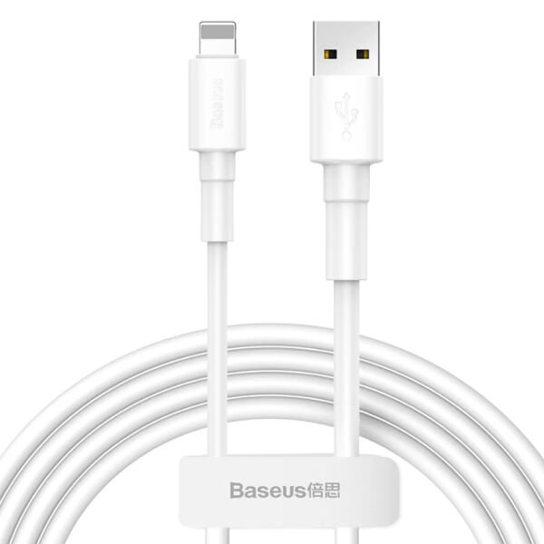 Baseus Mini White Lightning 1M Kablo 2.4A Beyaz