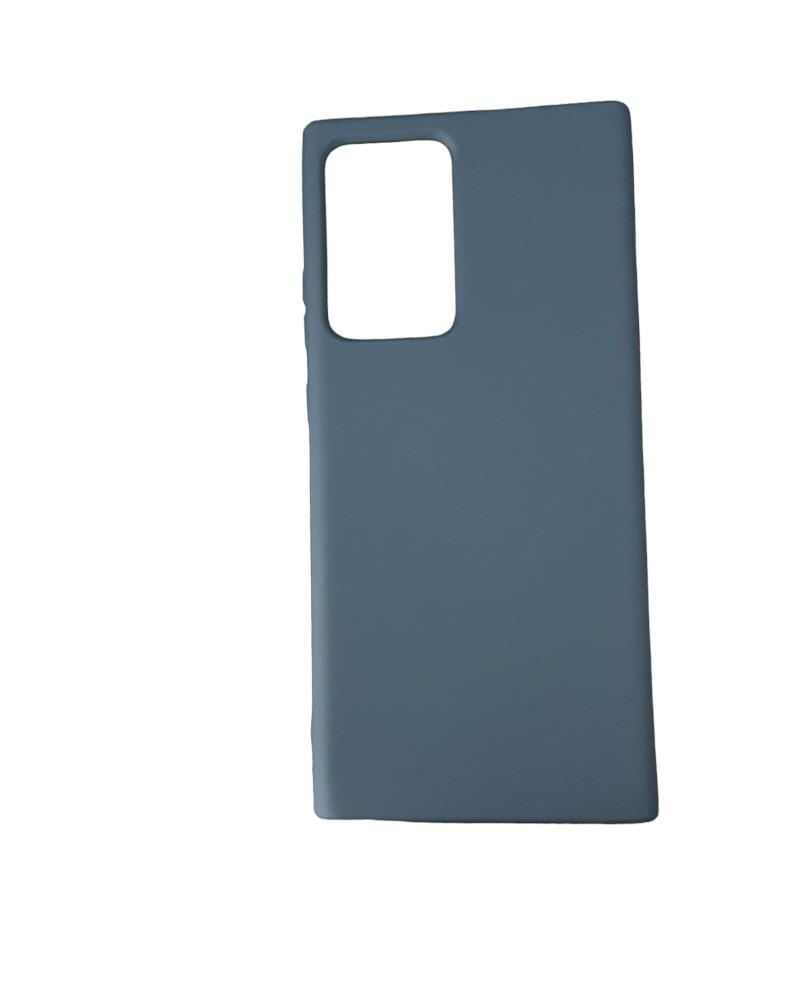 Galaxy Note 20 Ultra ile Uyumlu Cappy Silikon Kılıf Lacivert