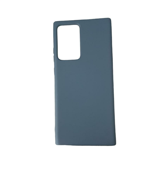 Galaxy Note 20 Ultra ile Uyumlu Cappy Silikon Kılıf Lacivert