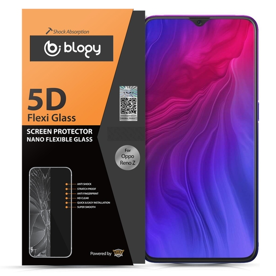 Blogy Reno Z ile Uyumlu Flexi 5D Ekran Koruyucu