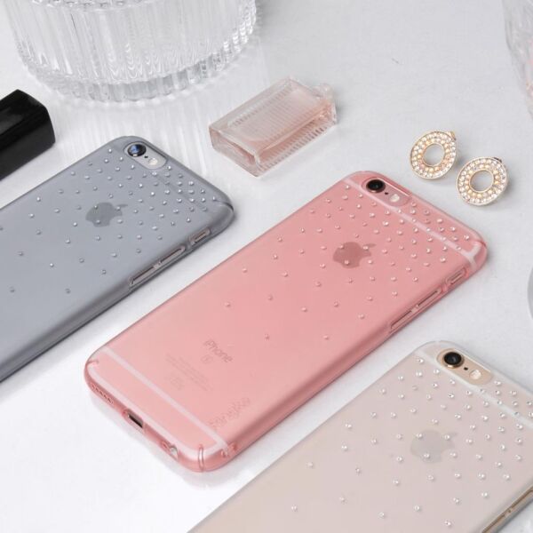 Ringke Noble Fusion iPhone 6s/ 6 ile Uyumlu Taşlı Kılıf Extra Darbe Emici Snow Clear