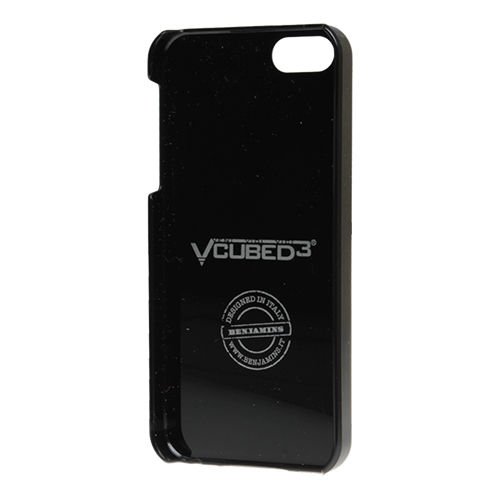 Benjamins iPhone SE/5S/5 ile Uyumlu Kılıf Küçük Kareli Gümüş Zımbalı Model 9