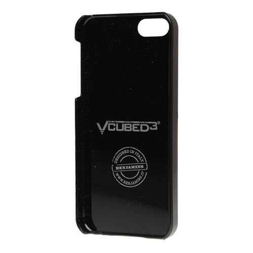 Benjamins iPhone SE/5S/5 ile Uyumlu Kılıf Küçük Kareli Gümüş Zımbalı Model 9