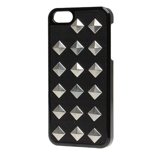 Benjamins iPhone SE/5S/5 ile Uyumlu Kılıf Gümüş Zımbalı Model 6