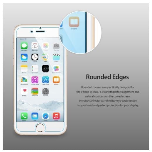 Ringke ID iPhone 6s/ 6 ile Uyumlu Invisible Defender Ekran Koruyucu 3+1