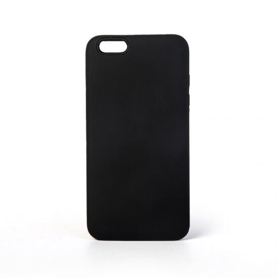iPhone 6/6S ile Uyumlu Rubber Kılıf Siyah