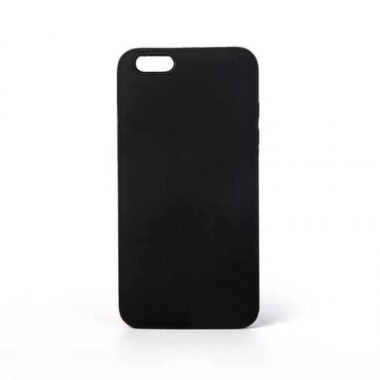 iPhone 6/6S ile Uyumlu Rubber Kılıf Siyah