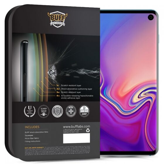 Buff Galaxy S10 Plus ile Uyumlu Ekran Koruyucu Film