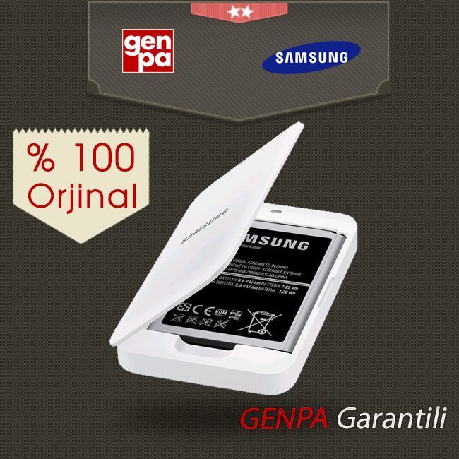 Galaxy S4 Mini i9192 i9190 ile Uyumlu Batarya Şarj Aleti + Pil Batarya EB-K500BEWEGWW