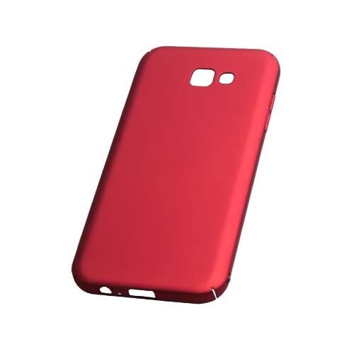 Galaxy A7 (2017) A720F ile Uyumlu Rubber Kılıf Kırmızı
