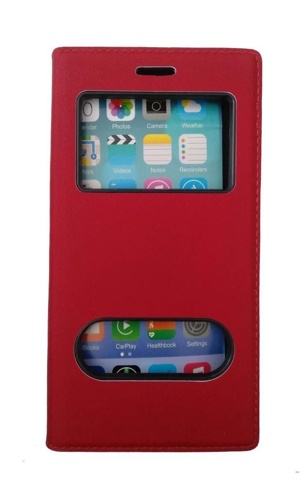 Jopus Galaxy J5 2016 ile Uyumlu Kapaklı Kılıf Kırmızı KK-147