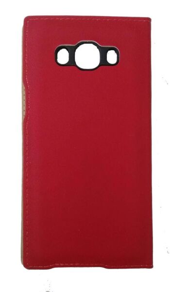 Jopus Galaxy J5 2016 ile Uyumlu Kapaklı Kılıf Kırmızı KK-147