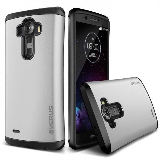 Verus G4 ile Uyumlu Case Thor Series Kılıf HARD DROP Light Silver