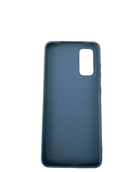 Galaxy S20 ile Uyumlu Cappy Silikon Kılıf Lacivert