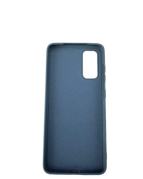 Galaxy S20 ile Uyumlu Cappy Silikon Kılıf Lacivert