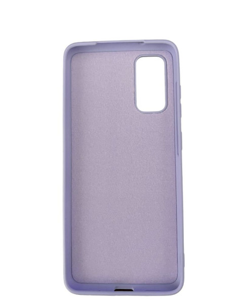Galaxy S20 ile Uyumlu Cappy Silikon Kılıf Lila