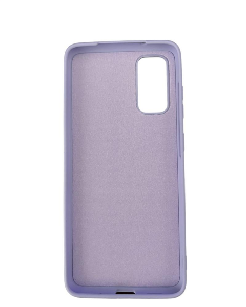 Galaxy S20 ile Uyumlu Cappy Silikon Kılıf Lila