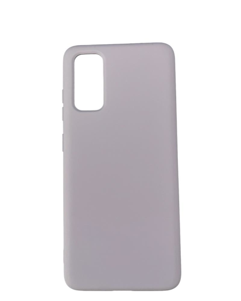 Galaxy S20 ile Uyumlu Cappy Silikon Kılıf Lila