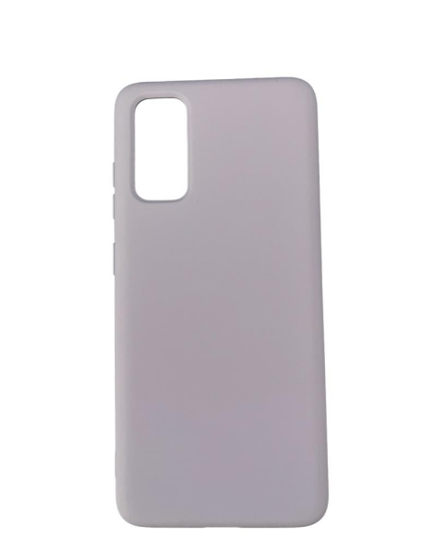 Galaxy S20 ile Uyumlu Cappy Silikon Kılıf Lila