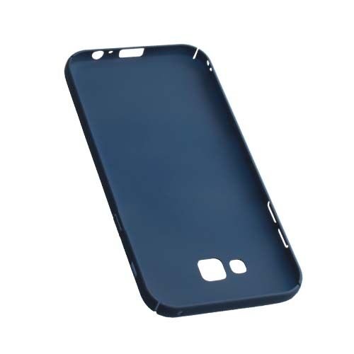 Galaxy A7 (2017) A720F ile Uyumlu Rubber Kılıf Lacivert