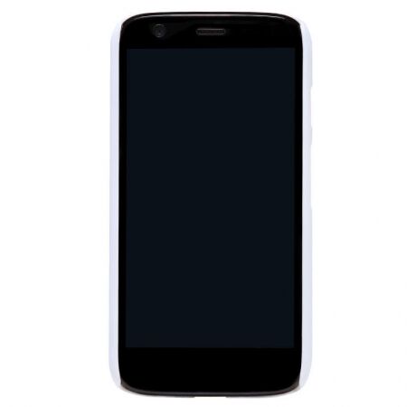 Nillkin Moto G ile Uyumlu Super Frosted Sert Kılıf Beyaz