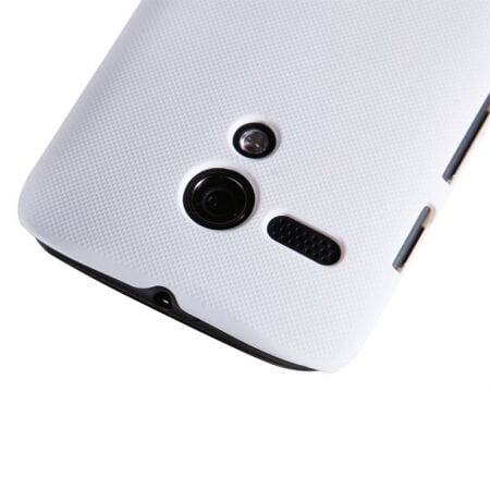 Nillkin Moto G ile Uyumlu Super Frosted Sert Kılıf Beyaz