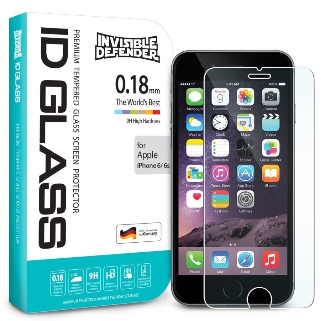 Ringke IDGL iPhone 6s/ 6 ile Uyumlu Glass Ekran Koruyucu 0.18 mm
