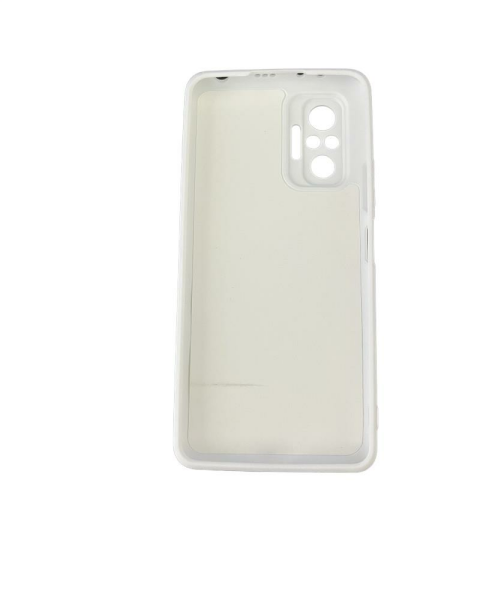 Redmi Note 10 Pro ile Uyumlu Cappy Silikon Kılıf Beyaz
