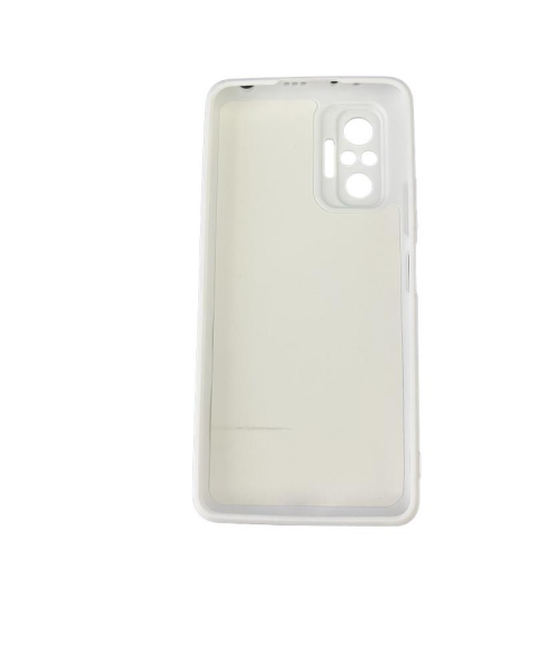 Redmi Note 10 Pro ile Uyumlu Cappy Silikon Kılıf Beyaz