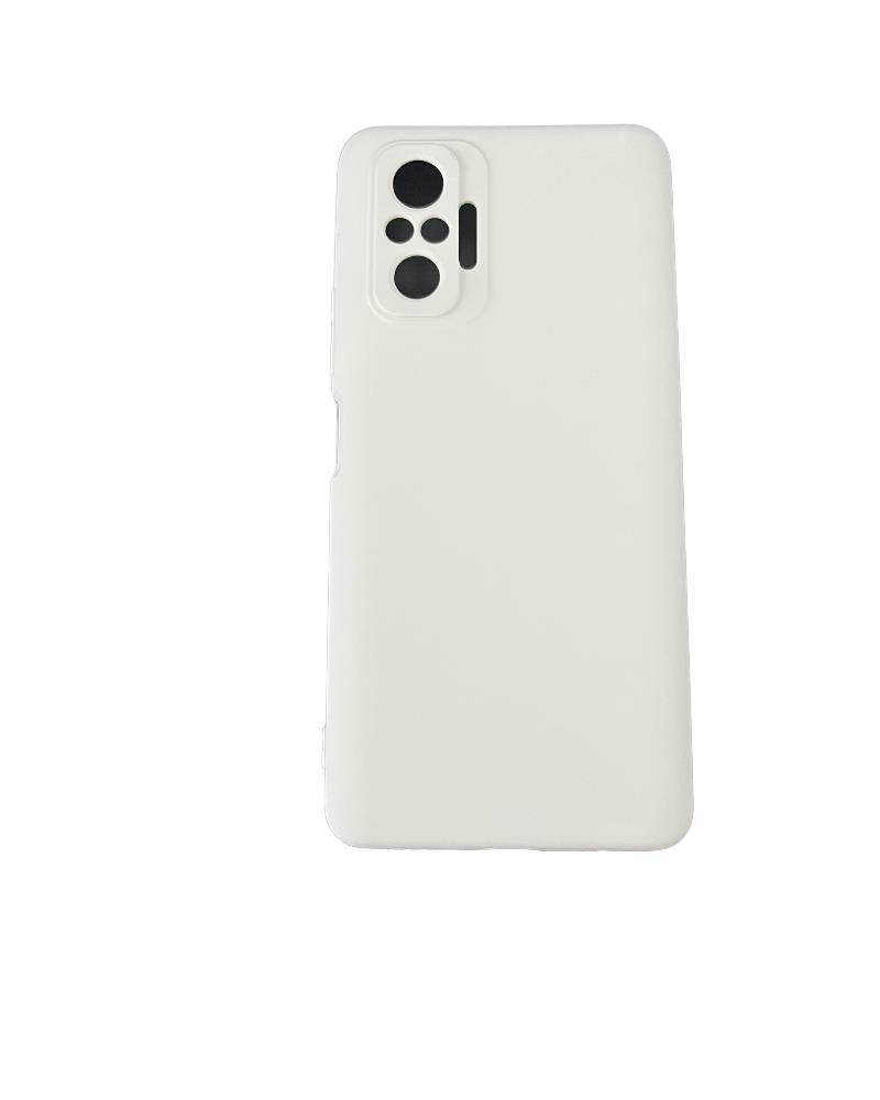 Redmi Note 10 Pro ile Uyumlu Cappy Silikon Kılıf Beyaz