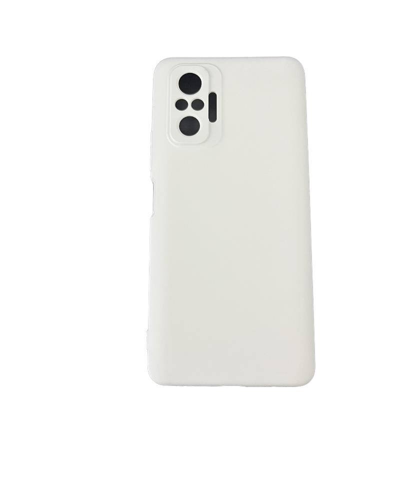 Redmi Note 10 Pro ile Uyumlu Cappy Silikon Kılıf Beyaz