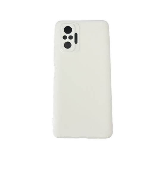 Redmi Note 10 Pro ile Uyumlu Cappy Silikon Kılıf Beyaz