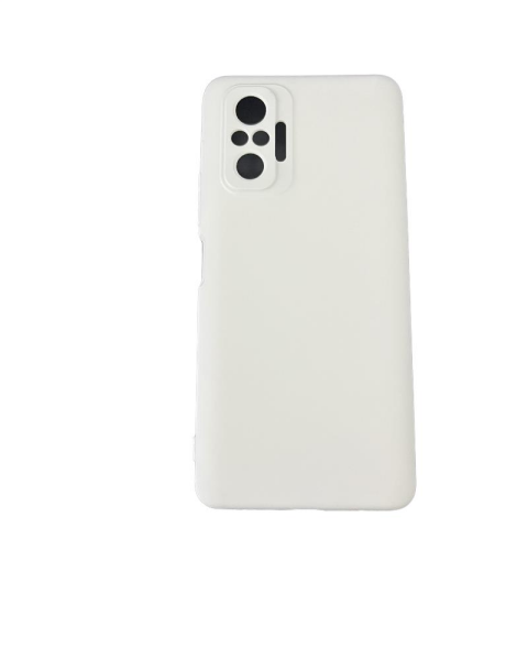 Redmi Note 10 Pro ile Uyumlu Cappy Silikon Kılıf Beyaz