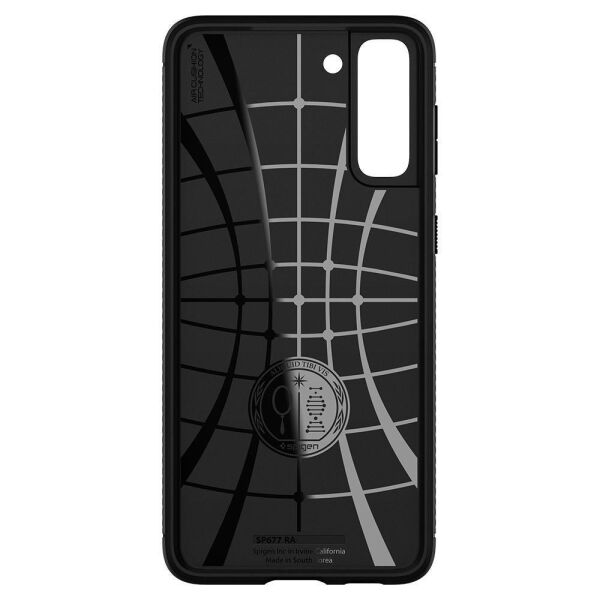 Spigen Galaxy S21 Plus ile Uyumlu Kılıf Rugged Armor Matte Black