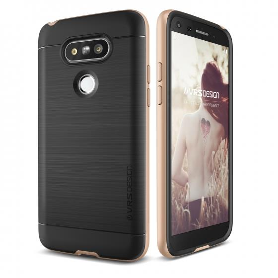 Verus G5 ile Uyumlu High Pro Shield Kılıf Shine Gold