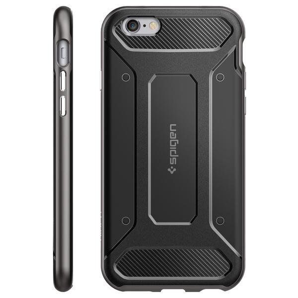Spigen iPhone 6/6s ile Uyumlu Kılıf Neo Hybrid Carbon Gun Metal