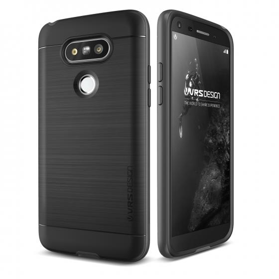 Verus G5 ile Uyumlu High Pro Shield Kılıf Steel Silver