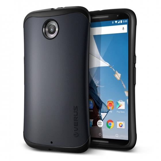 Verus Nexus 6 ile Uyumlu Case Thor Series Kılıf HARD DROP Charcoal Black