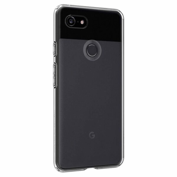 Spigen Pixel 3 ile Uyumlu Kılıf Liquid Crystal 4 Tarafı Koruma Crystal Clear