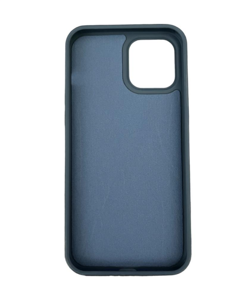 iPhone 12 Pro Max ile Uyumlu Cappy Silikon Kılıf Lacivert