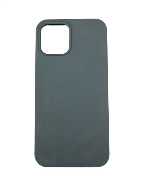 iPhone 12 Pro Max ile Uyumlu Cappy Silikon Kılıf Lacivert