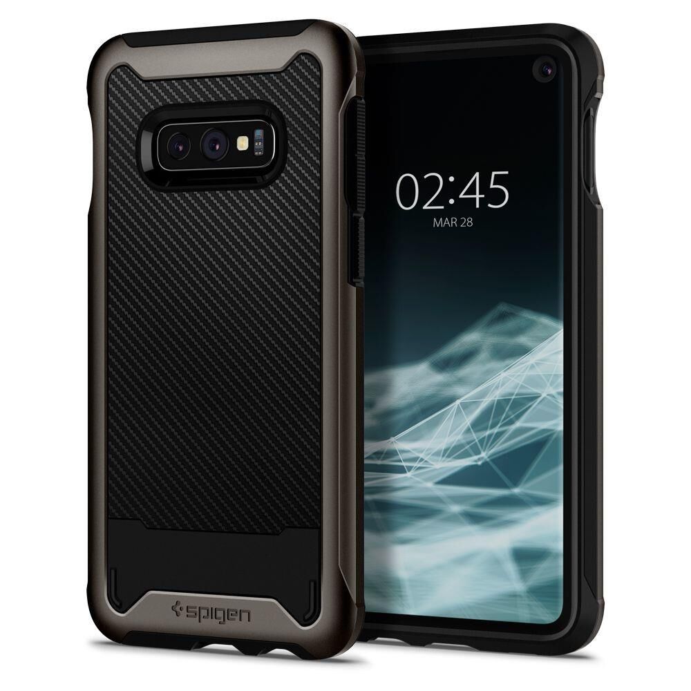 Spigen Galaxy S10e ile Uyumlu Kılıf Hybrid NX Gunmetal
