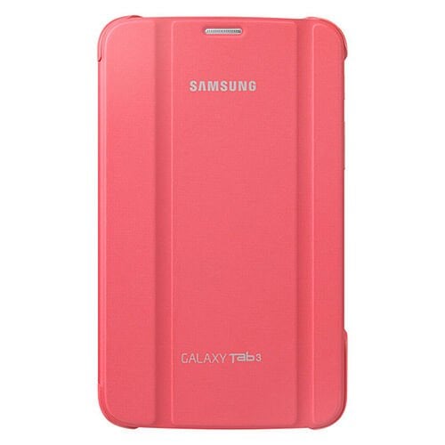 Galaxy Tab 3 7.0'' T210 ile Uyumlu Bookcover Kılıf Pembe EF-BT210BPEGWW (Out)