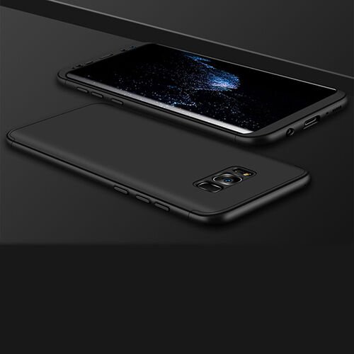 Zore Galaxy S8 Plus ile Uyumlu Ays Sert Kılıf Siyah
